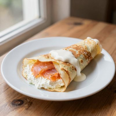 Crespelle al salmone