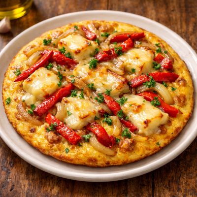 Frittata di taleggio gratinata