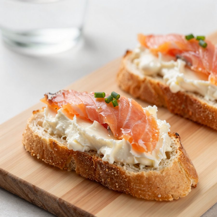 Mousse di mascarpone e salmone