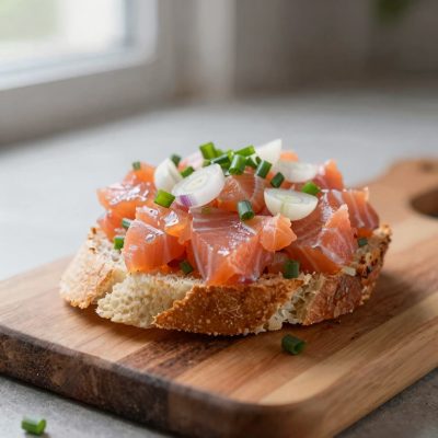 Tartar di salmone fresco