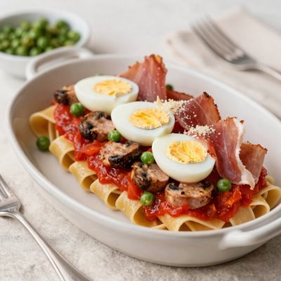 Pasticcio con tagliatelle