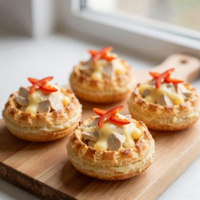 Barchette con pollo