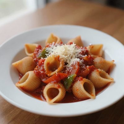 Conchiglie ai peperoni
