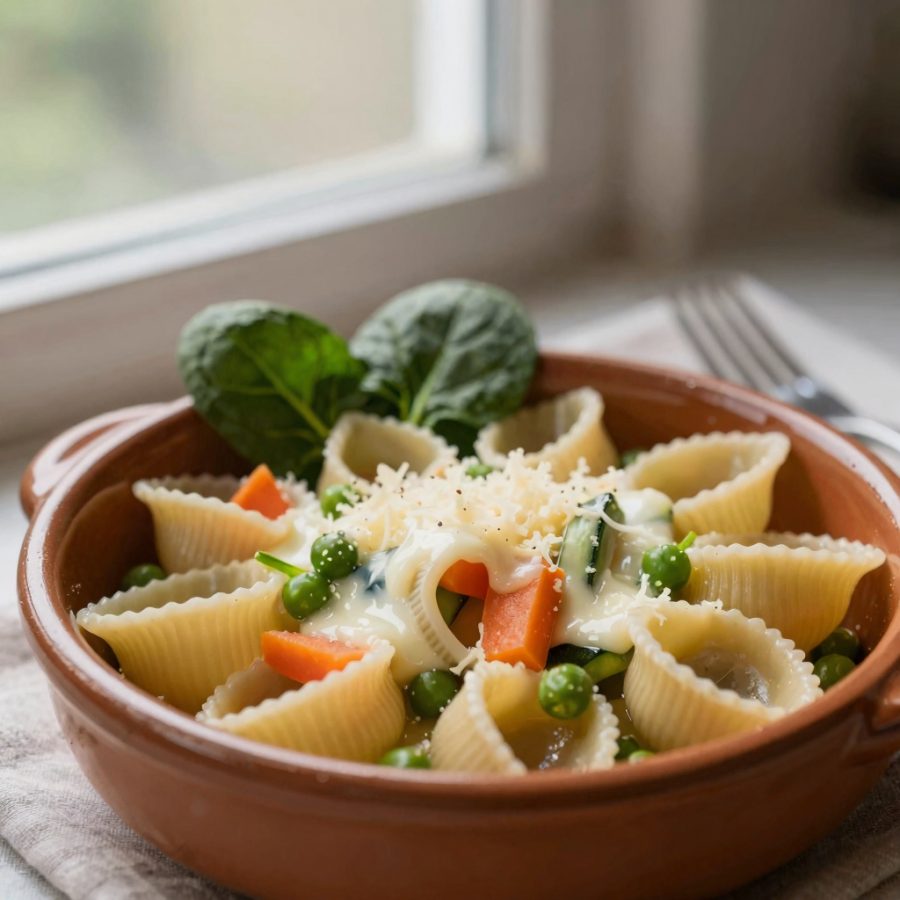 Conchiglie tricolori
