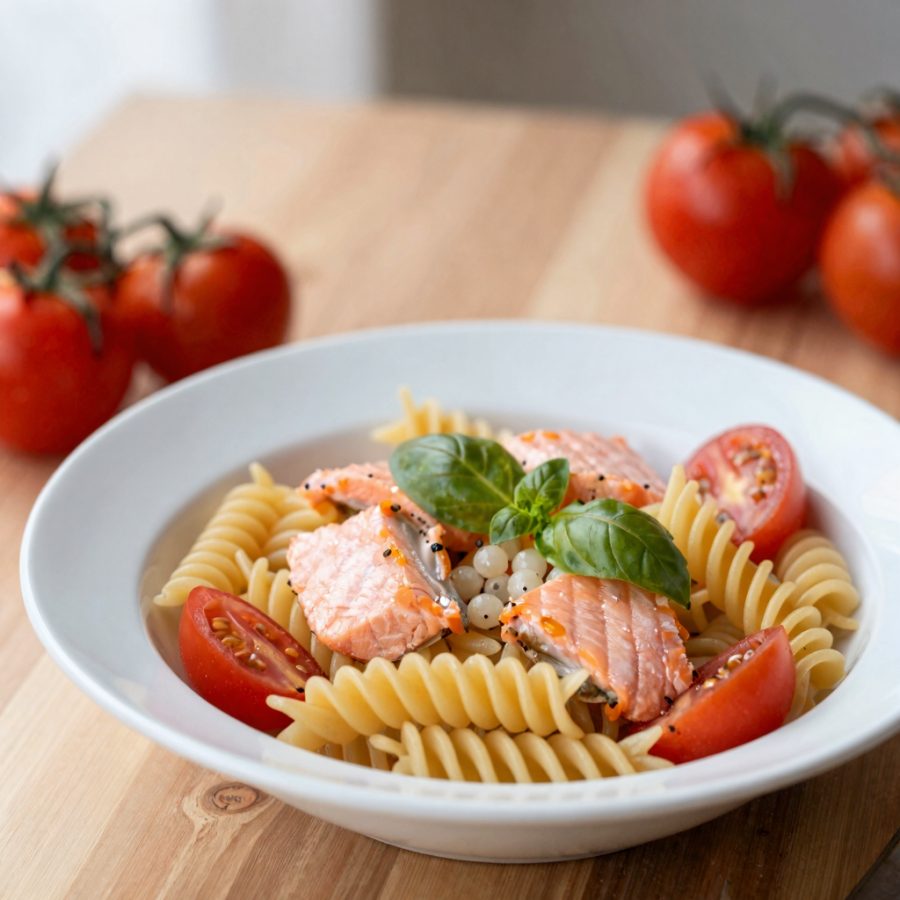 Fusilli al salmone