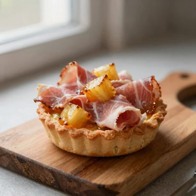 Prosciutto di maiale con tacchino e ananas