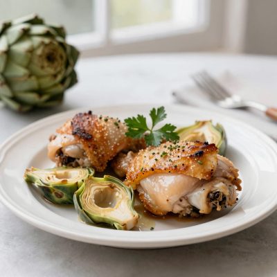 Pollo ai carciofi
