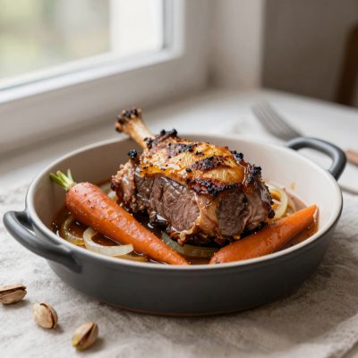 Arrosto di vitello ai pistacchi