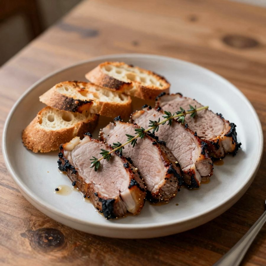 Arrosto di vitello piccante