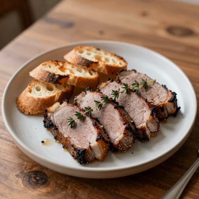 Arrosto di vitello piccante
