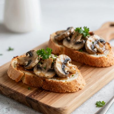 Crostoni ai funghi