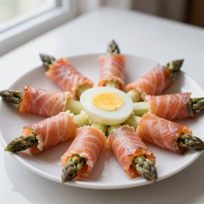 Salmone con asparagi