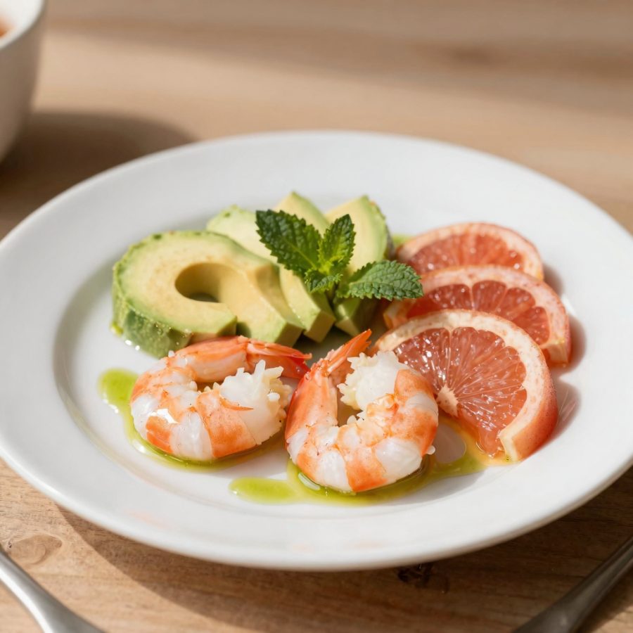 Antipasto di gamberetti