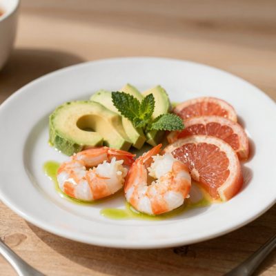 Antipasto di gamberetti