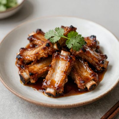 Costine in salsa agrodolce