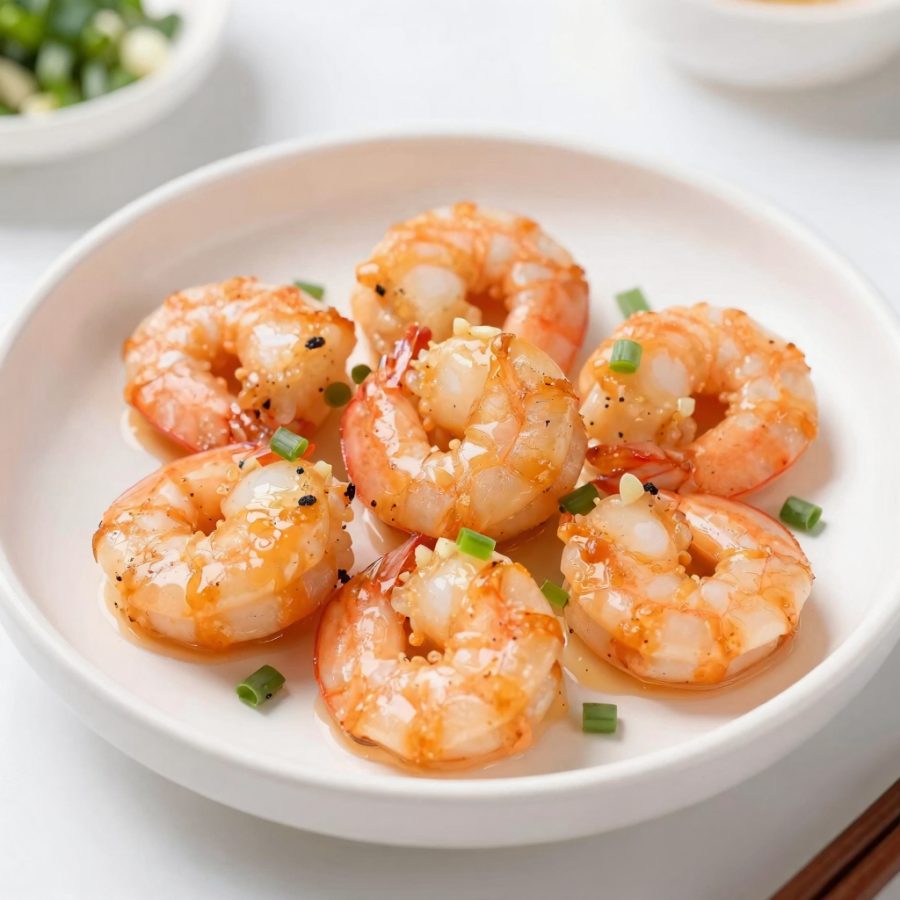 Gamberi saltati in salsa