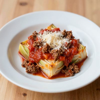 Cardi al ragù di carne