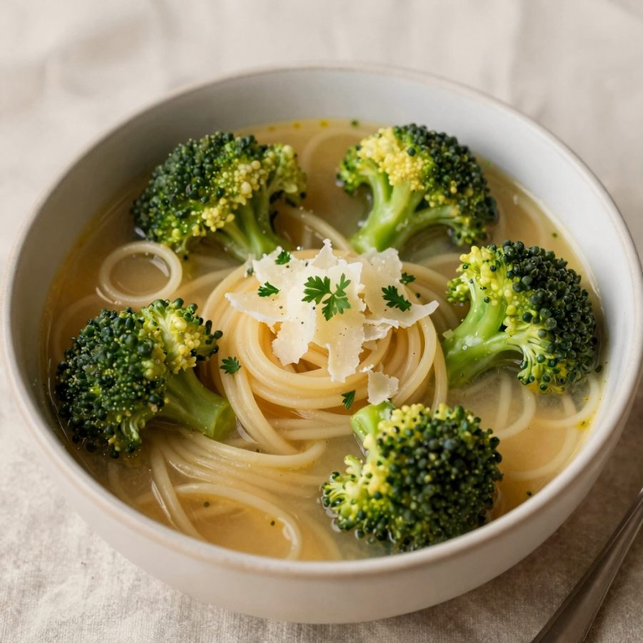 Pasta e Broccoli in brodo di Razza
