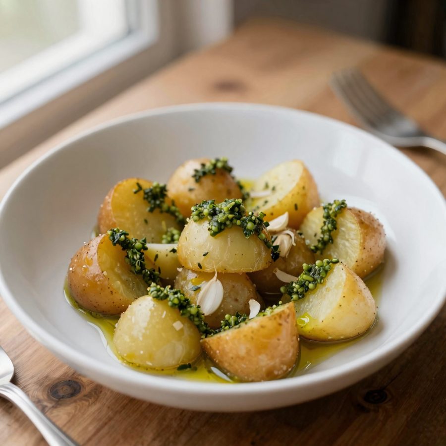 Patate al pesto