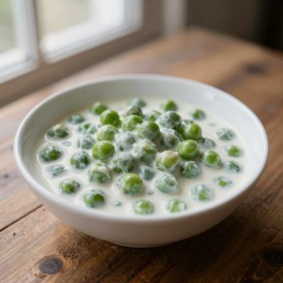 Piselli alla panna