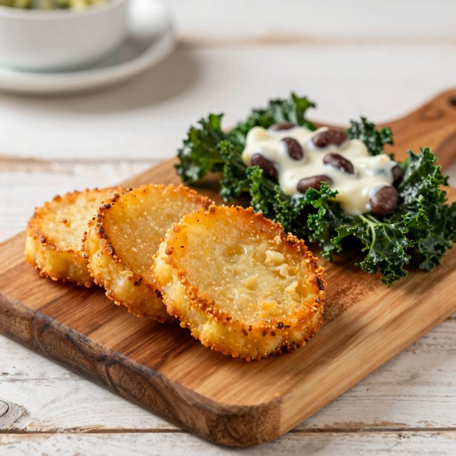 Polenta fritta con verdure