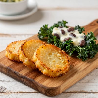 Polenta fritta con verdure