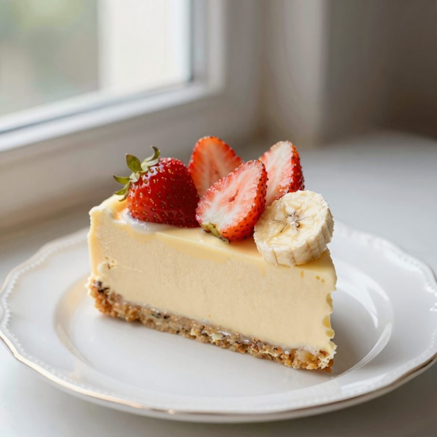 Dolce alla frutta con crema di burro