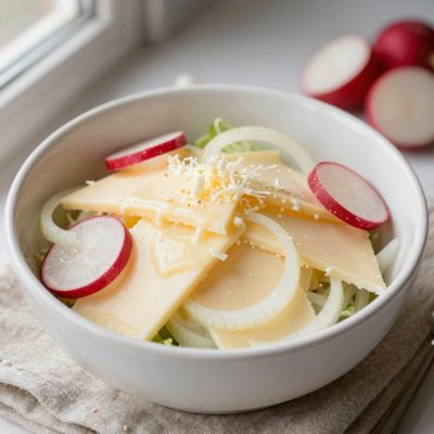Insalata contadina al formaggio appenzeller