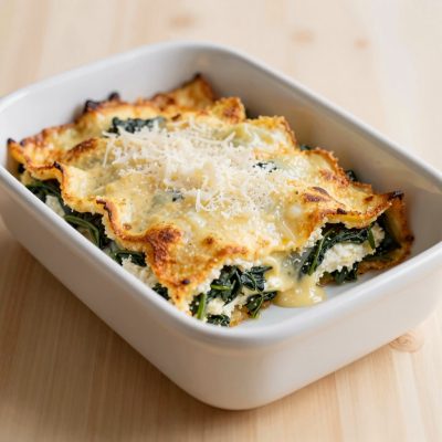 Lasagne con spinaci e ricotta