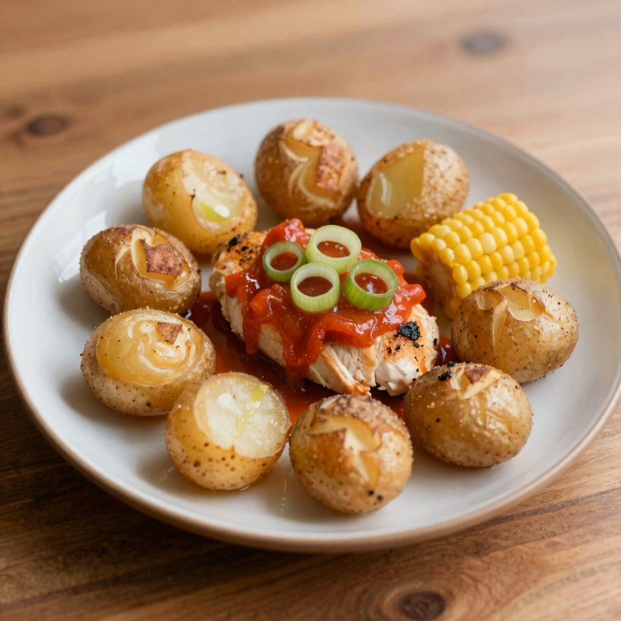 Petto di pollo con salsa di pomodoro