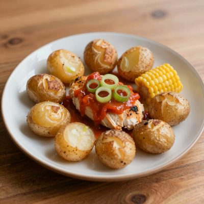 Petto di pollo con salsa di pomodoro