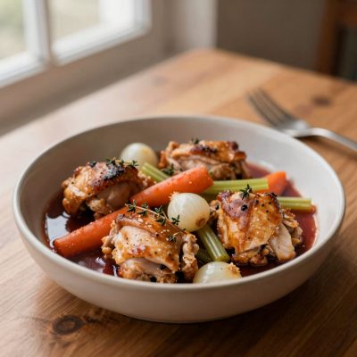 Pollo al vino