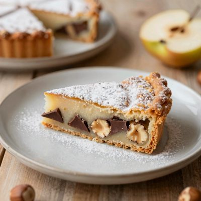 Torta di mele e nocciole