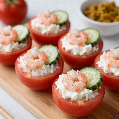 Coppette di pomodoro al mascarpone
