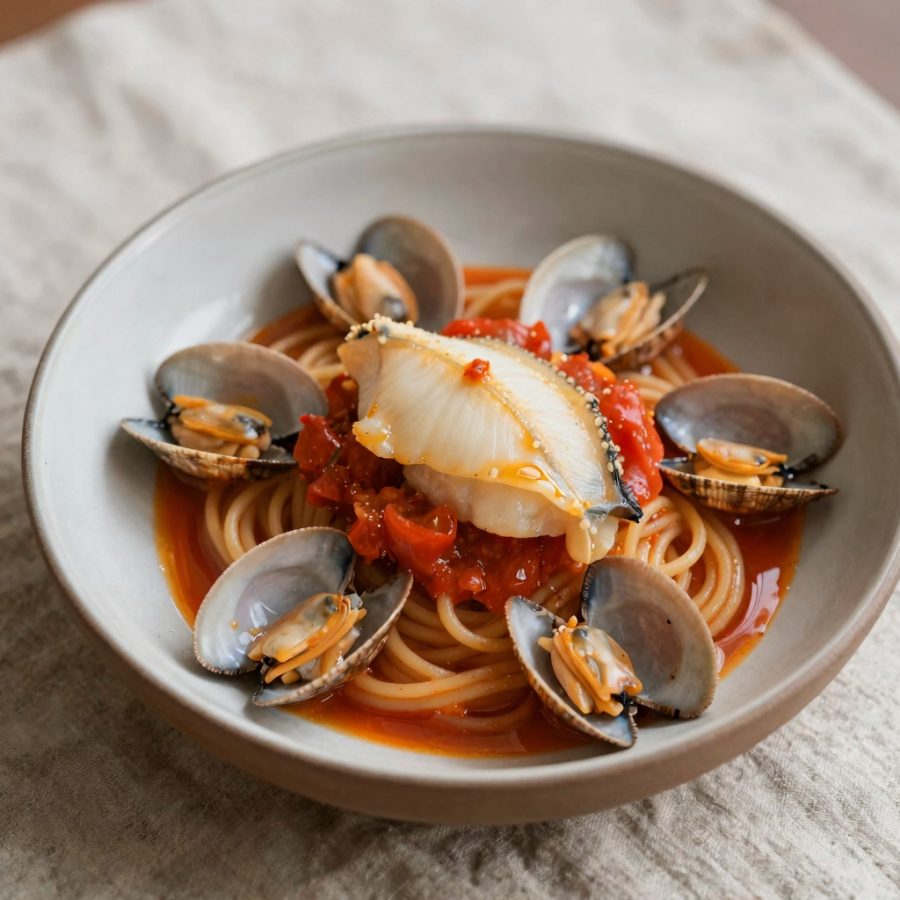 Bavette al sugo delicato di pesce