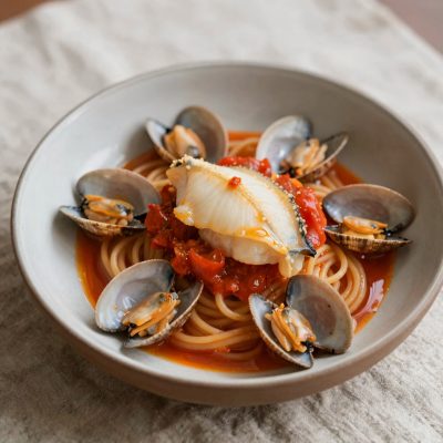 Bavette al sugo delicato di pesce