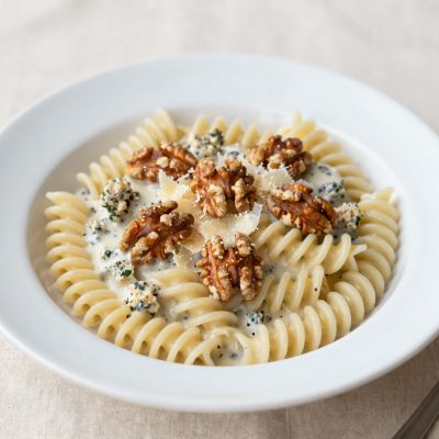 Fusilli al gorgonzola e noci
