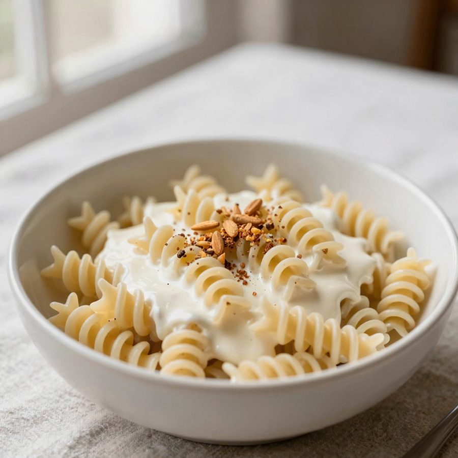 Fusilli al tonno bianco