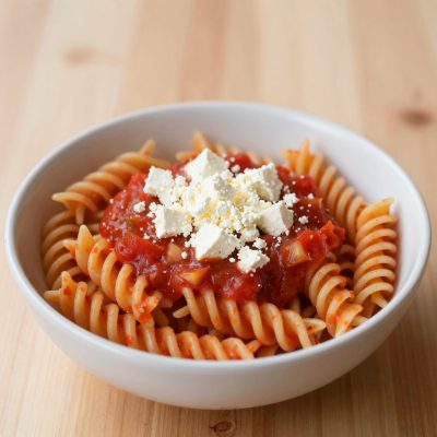 Fusilli alla ricotta e pomodoro