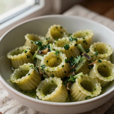 Garganelli all’acciuga fresca