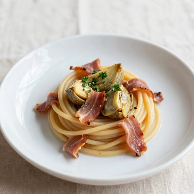Gemelli con carciofi
