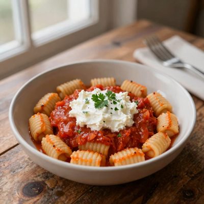 Gnocchetti sardi alla ricotta