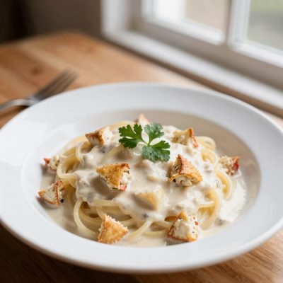 Linguine alla polpa di granchio