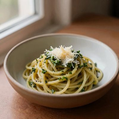 Linguine alle erbette