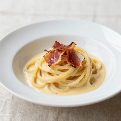 Linguine mimosa