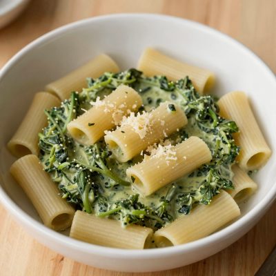 Maccheroni agli spinaci