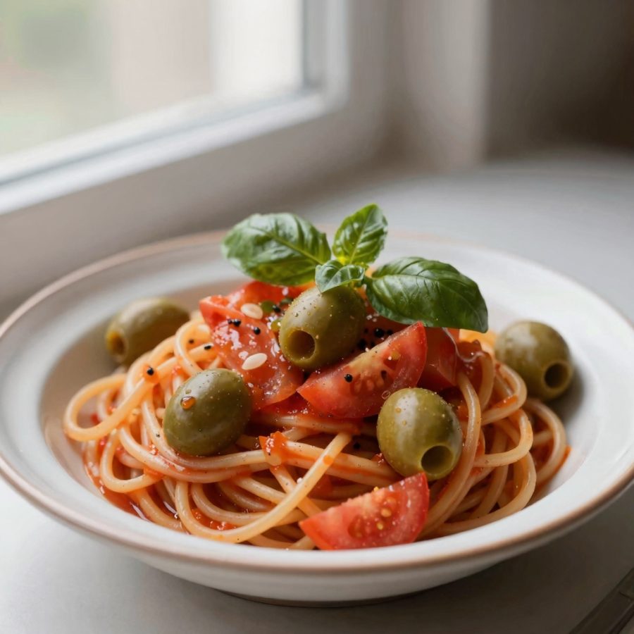 Pasta alle olive in salamoia