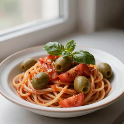 Pasta alle olive in salamoia
