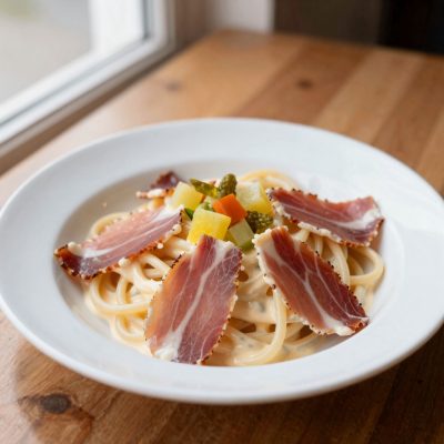 Pasta con la bresaola