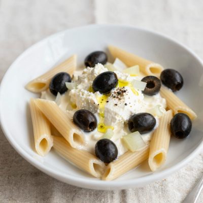 Penne alla crema di olive